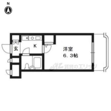 ＤＥＴＯＭ－１御所南312の物件間取画像